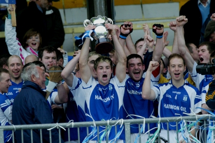 Captain Martin Doran lifts the 2011 SHC Cup for 3rd year in row.