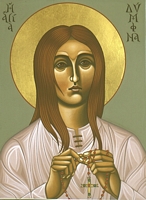 St Dympna Icon by Fr. William McNichols